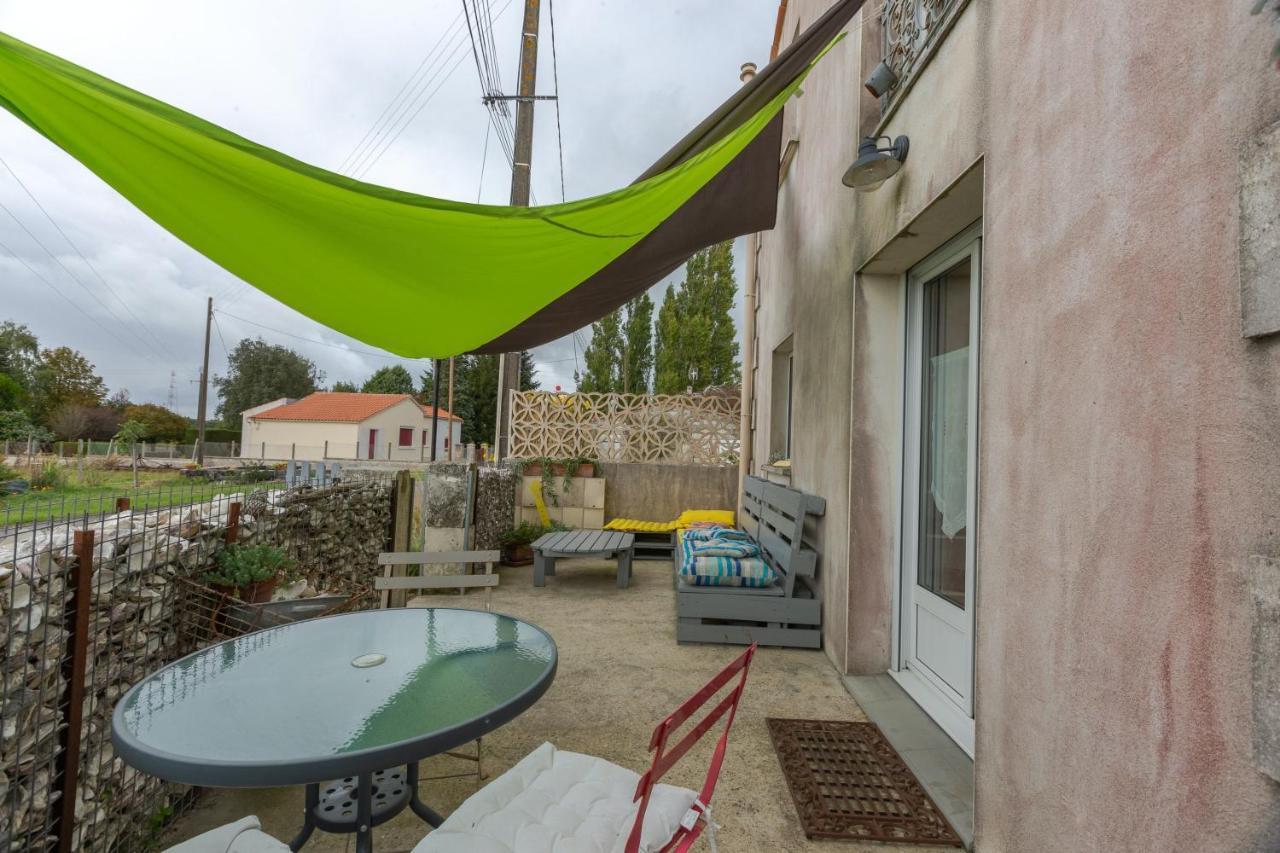 Appartement Accueillant A Mortagne Sur Gironde 45 M² Terrasse Zewnętrze zdjęcie